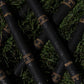 Birdie Golf Grips Smoke & Barrel black golf club grips with gold accents and raised texture, laid on green grass.